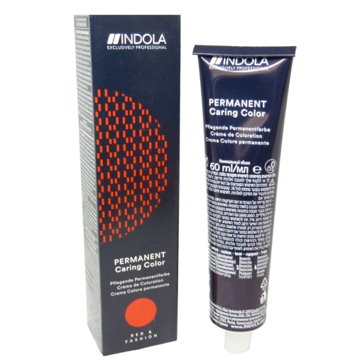 Indola Caring Color red fashion Permanent Creme Haar Farbe Coloration 60ml - 06.44 Dark Blonde Intense Copper / Dunkelblond Intensives Kupfer