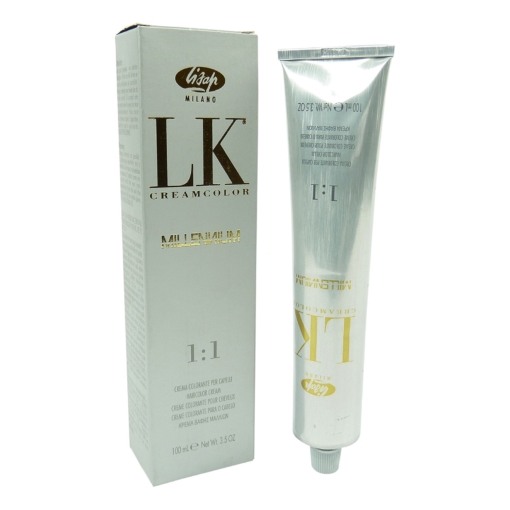 Lisap LK Cream Color Millennium Permanent Creme Haar Farbe Coloration 100ml - 6/55M Fire