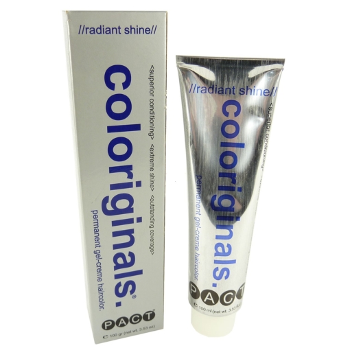 PACT coloriginals Permanent Gel Creme Haar Farbe Coloration 100ml - 11G Light Blonde Gold / Hellblond Gold