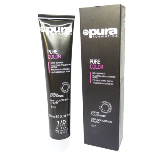 Pura Kosmetica Pure Color Haar Farbe Coloration Creme Permanent 100ml - 07/0 Medium Blonde / Mittelblond