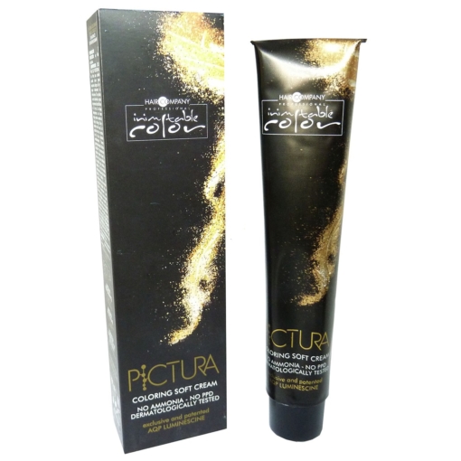 Hair Company Pictura Soft Cream Haar Farbe Creme Permanent ohne Ammoniak 100ml - 07.64 Intense Titian Blonde / Tizianblond Intensiv