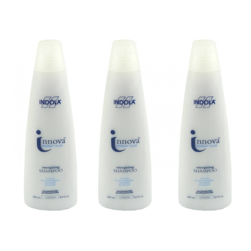 Indola - Innova Energy Plus - energising Shampoo - Haar Pflege Wäsche 3x250 ml