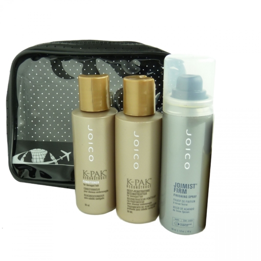 JOICO K-Pak Reise Pflege Set - Geschädigtes Haar Conditioner Kur Spray 4tlg