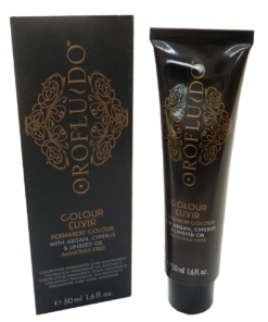 Orofluido Colour Elixir Permanent Colour Creme Haar Farbe ohne Ammoniak 50ml - 06.34 Dark Coppery Gold Blonde / Dunkel Kupfer Goldblond