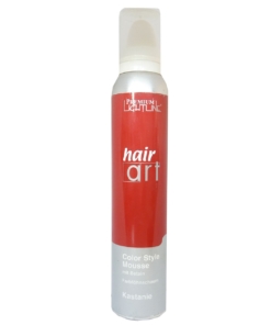 Premium Lightline Hair Art Color Style Mousse Haar Farbe Styling Schaum 200ml - Chestnut / Kastanie