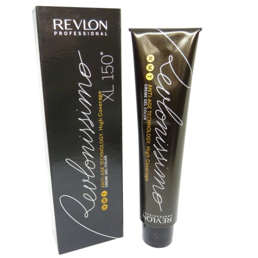 Revlon Revlonissimo Anti Age High Coverage Creme Haar Farbe permanent 60ml - 07.35 Amber Blonde / Bernstein Blond