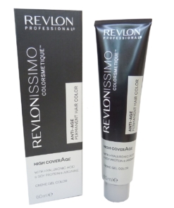 Revlon Revlonissimo Colorsmetique High CoverAge Anti Age Creme Haar Farbe 60ml - 05.35 Light Amber Brown / Hellbraun Bernstein