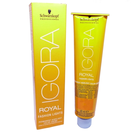 Schwarzkopf Igora Royal Fashion Lights Permanente Haar Farbe Coloration 60ml - L-00 Fashion Lights Blonde Natural / Fashion Lights Natur Blond