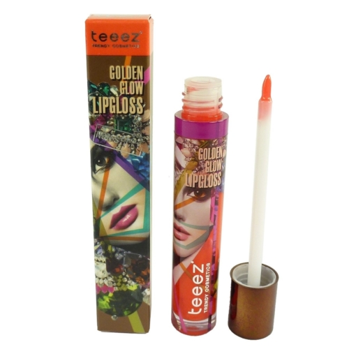 Teeez Golden Glow Lip Gloss Non Sticky Lippen Stift 5,7ml versch. Nuancen - Sunrise Tangerine