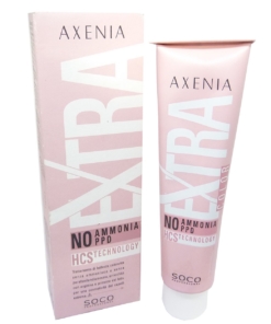 Axenia Extra Color Haar Farbe Creme Coloration Permanent ohne Ammoniak 50ml - 03,0 Dark Brown / Dunkelbraun