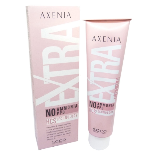 Axenia Extra Color Haar Farbe Creme Coloration Permanent ohne Ammoniak 50ml - 03,0 Dark Brown / Dunkelbraun