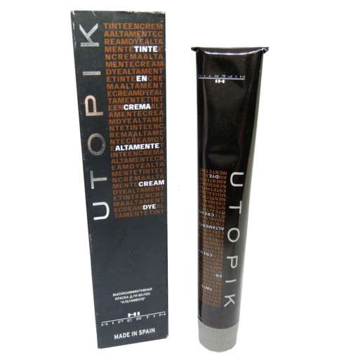 Hipertin Utopik Permanent Creme Haar Farbe Coloration 60ml - 09/1 Ash Very Light Blonde / Sehr Helles Blonde Asch