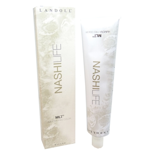 Landoll Nashi Life Ammonia Free Creme Haar Farbe Permanent Coloration 60ml - X/09,8 Very Light Pearl Blonde / Sehr Helles Perl Blond