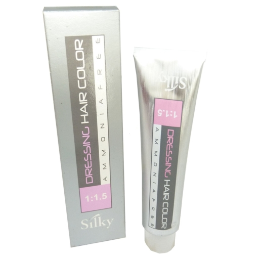 Silky Dressing Haar Farbe Coloration Permanent Cream ohne Ammoniak 60ml - 07.1 Ash Blonde / Aschblond