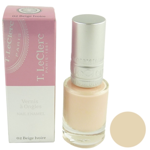 T. LeClerc PARIS 1881 Nail Enamel Nagel Lack Maniküre Polish Farbe Manicure 8ml - 02 Beige Ivoire