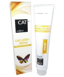 Cat Color Shine Haar Farbe Coloration Permanent Creme 120ml - 55.44 Light Brown Intense Red Intense / Hellbraun Intensiv Rot Intensiv