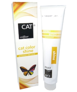 Cat Color Shine Haar Farbe Coloration Permanent Creme 120ml - 77.46 Medium Blonde Intense Red Violet / Mittelblond Intensiv Rot Violett