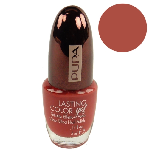 Pupa Lasting Color Gel Glass Effect Nail Polish 180 Opulent Red Nagel Lack 5ml