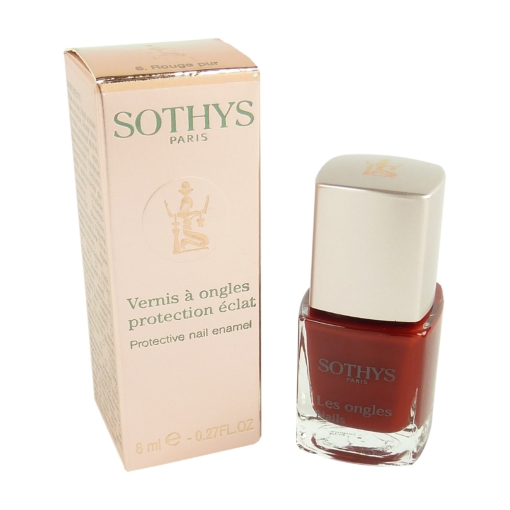 Sothys Protective Nail Enamel - Farb Auswahl - Nagel Lack Pflege Maniküre - 8ml - 06 Rouge pur