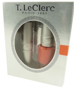 T. LeClerc PARIS 1881 Coffret des Elegantes Lippen Stift Nagel Lack Set - Peche Spontanee