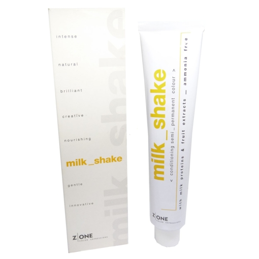 Z.ONE Milk Shake Semi Permanent Colour Creme Haar Farbe ohne Ammoniak 100ml - 01 Black