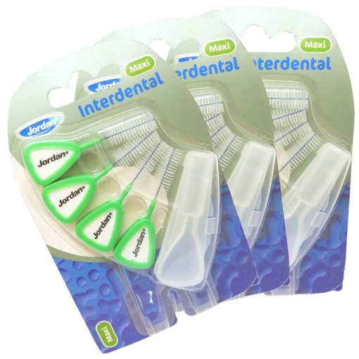 3x Jordan Interdental Maxi 8mm Mund Hygiene Bürste Zahn Reinigung Multipack