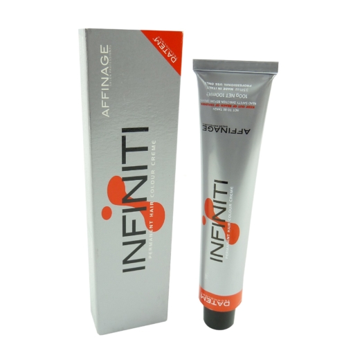 Affinage Infiniti Permanent Hair Colour Creme - Haar Farbe Farbauswahl - 100ml - 06.64 Dark Blonde Flame Red / Dunkelblond Flammenrot