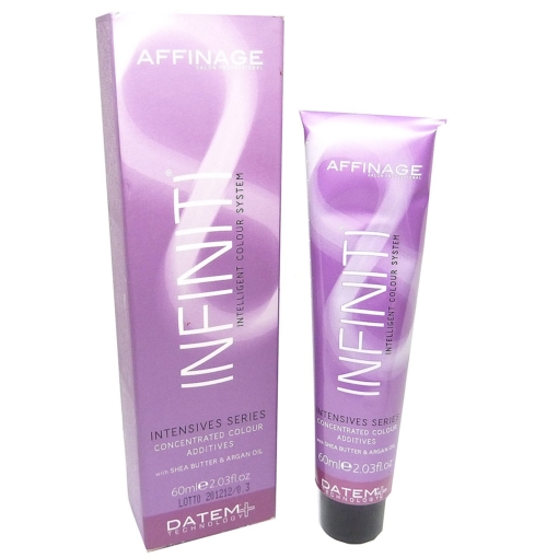 Affinage Infiniti Intensiv Series Haar Farbe Coloration Creme Permanent 60ml - 0.2 Violet Ash / Violett Asch