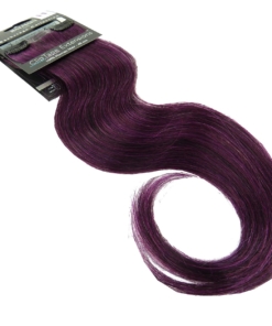 Balmain Clip Tape Extensions 40cm Echt Haar Styling Wiederverwendbar Farbauswahl - Blackberry