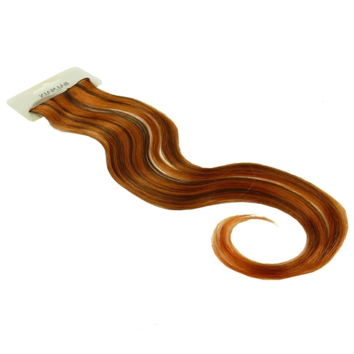 Balmain Double Hair Color Extension 40cm Echt Haar Styling Clip Farb Auswahl - Hot Copper