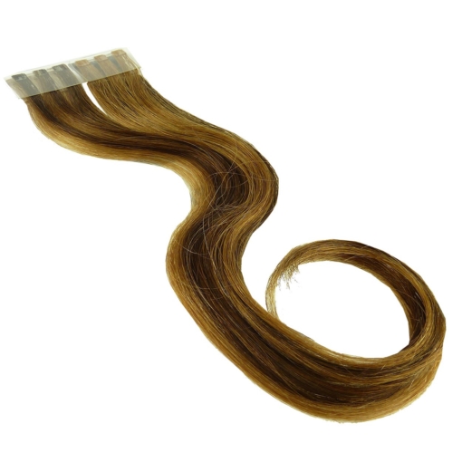 Balmain New Color Flash Highlights 40cm Echt Haar Styling Extensions Farbauswahl - L6 + Chocolate Brown