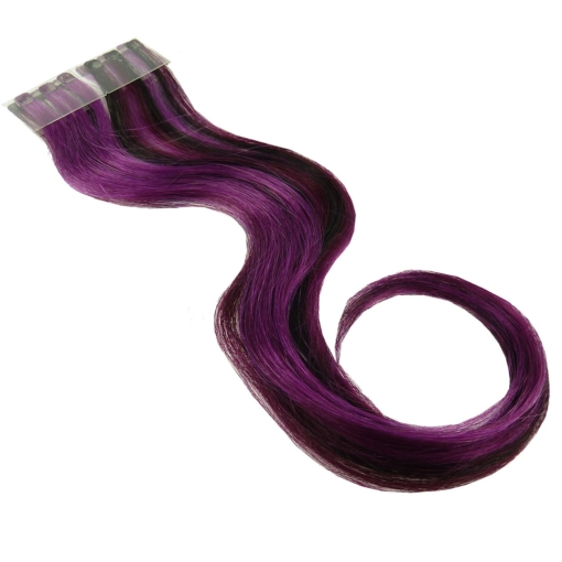 Balmain New Color Flash Highlights 40cm Echt Haar Styling Extensions Farbauswahl - Wild Berry