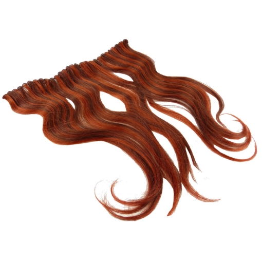 Balmain Soft Blend Weaving 40cm Extension kit Echt Haar Styling Farb Auswahl - Auburn / Red