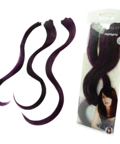 Balmain - hairXpression highlights - memory hair Haarteil - Strähnen Extension - groovy purple