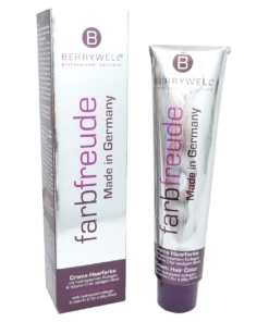 Berrywell Farbfreude Cream Hair Color Permanent Creme Haar Farbe Coloration 61ml - 09.8 Extra Light Blonde Ash / Extra Hellblond Asch