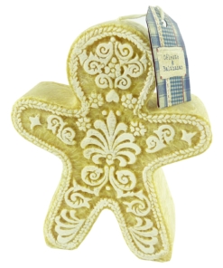 Bougies La Francaise Céleste and Balthazar scented candle gingerbread man cream 470g