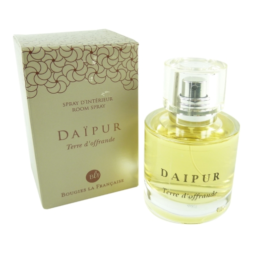 Bougies la Francaise Room Spray - Raum Parfum Luft Erfrischer Duft Wellness 50ml - Daipur - Terre d´offrande