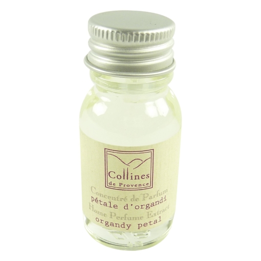 Collines de Provence Home Perfume Extract - Space Freshener Fragrance Concentrate 15ml - organdy petal - pétale d´organdi