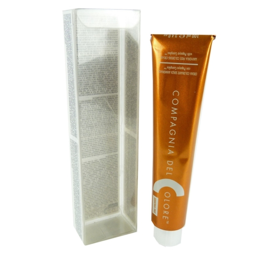 Compagnia del Colore Haar Farbe Permanent Coloration Creme ohne Ammoniak 100ml - 05.666 Ex Int Red Light Brown