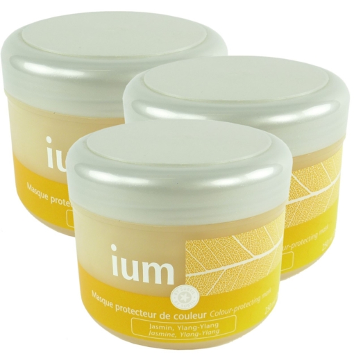 Ducastel IUM Colour protecting mask jasmin ylang ylang Haar Maske 3 x 250ml