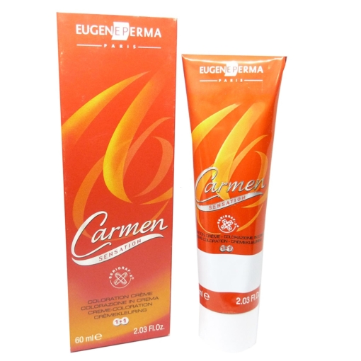 Eugene Perma Carmen Sensation Haar Farbe Creme Permanent Coloration 60ml - 701 Ash Blonde / Aschblond