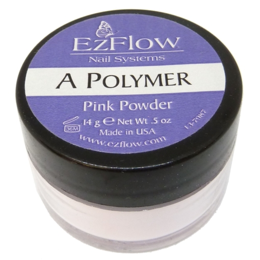 Ez Flow A Polymer Powder Acryl Pulver Maniküre Nail Art Nagel Pflege 14g - Pink Powder