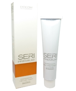 Farcom Seri Premium Hair Color Cream Permanent Creme Haar Farbe Coloration 60ml - 1.1 Blue Black
