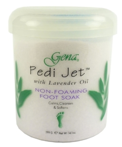 Gena Calming Pedi Jet Non-Foaming Foot Soak Wellness Haut Peeling Fuß Bad 399g