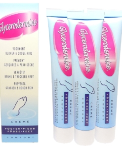 Glycerodermine Fuss-Creme für trockene rissige Haut Pflege Multipack 3x50ml