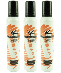 Kappers KIS Color Styling Mousse hellbraun Haarpflege Schaum Tönung 3x200ml