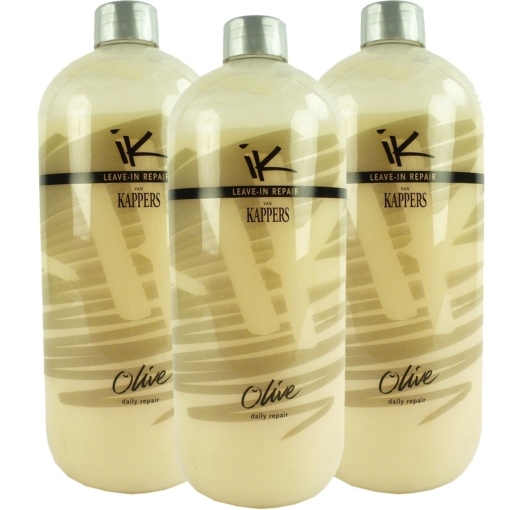 Kappers Olive Leave-In Repair Haar Pflege Creme Hitzeschutz Multipack 3x1000ml