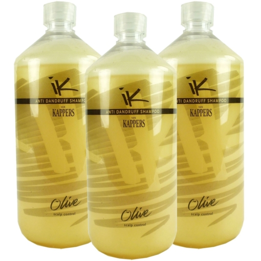 Kappers Olive Scalp Control Anti Schuppen Shampoo Haar Pflege Multipack 3x1000ml