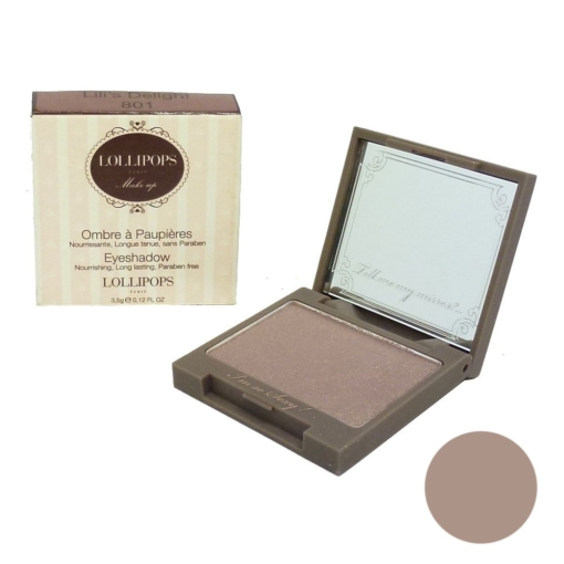 Lollipops Paris Eye Shadow - Lidschatten Farbe Augen Make Up Parabenfrei - 3,5g - 801 Lilis Delight