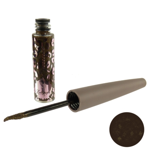 Lollipops Paris Liquid Eyeliner 752 Glitter Kaki - Augen Make Up Parabenfrei 3ml